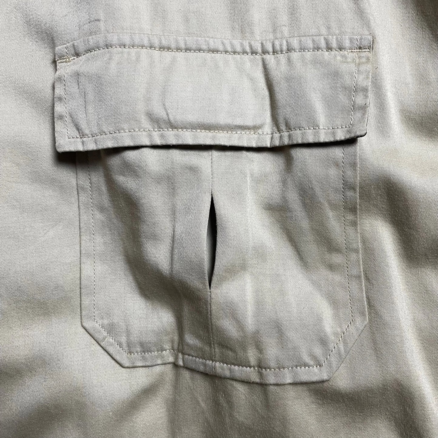 A/W 1993 Sand Gold Raso Gommato Multi Pocket Field Jacket