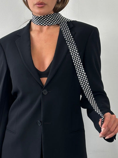 Vintage 1990s Pure Silk Polkadot Tie