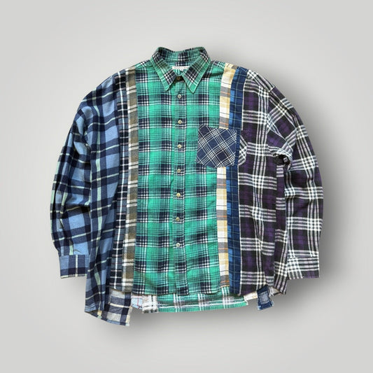 Needles Re-build Cotton Flannel Shirt M | O/S, Multicolor