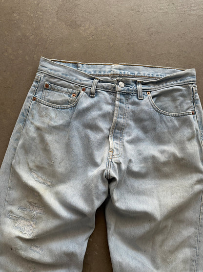 1997 Levi's 517 Repaired Jeans - 36 x 34 | Default Title, Red