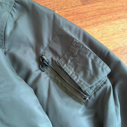 Vintage Bomber Jacket | Khaki, Khaki