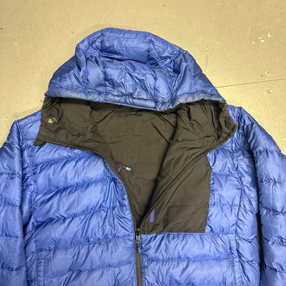 Montbell Reversible Puffer Jacket In Blue & Black ( XL )