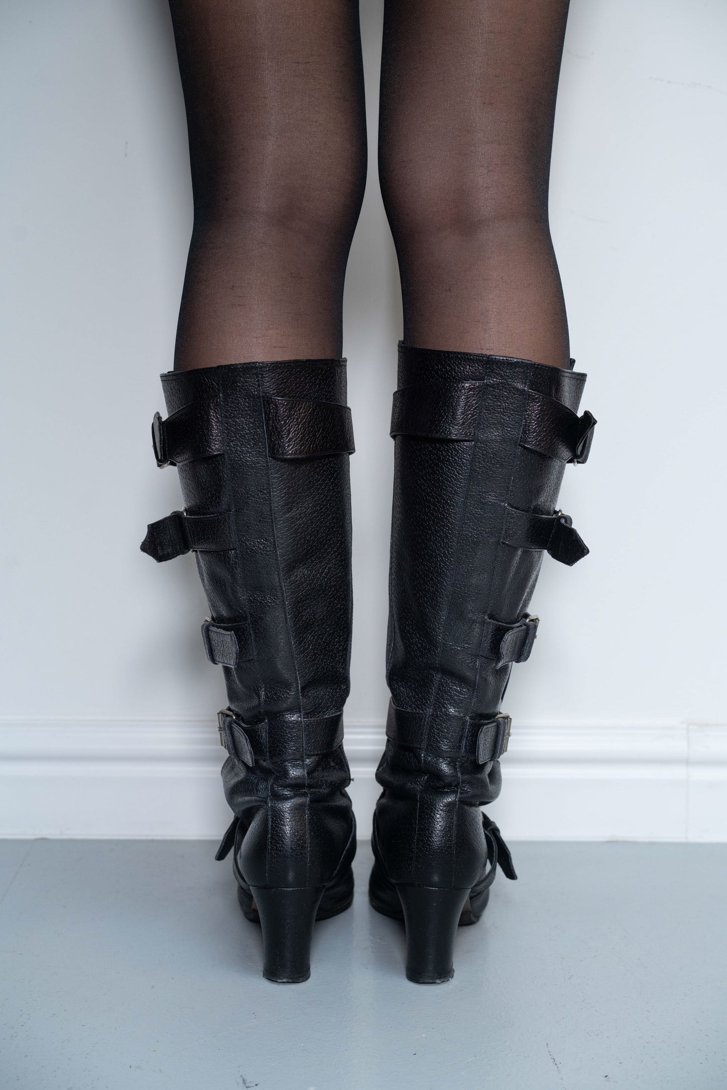 VIVIENNE WESTWOOD PIRATE BUCKLE BOOTS (EU 41) | DEFAULT TITLE, Black