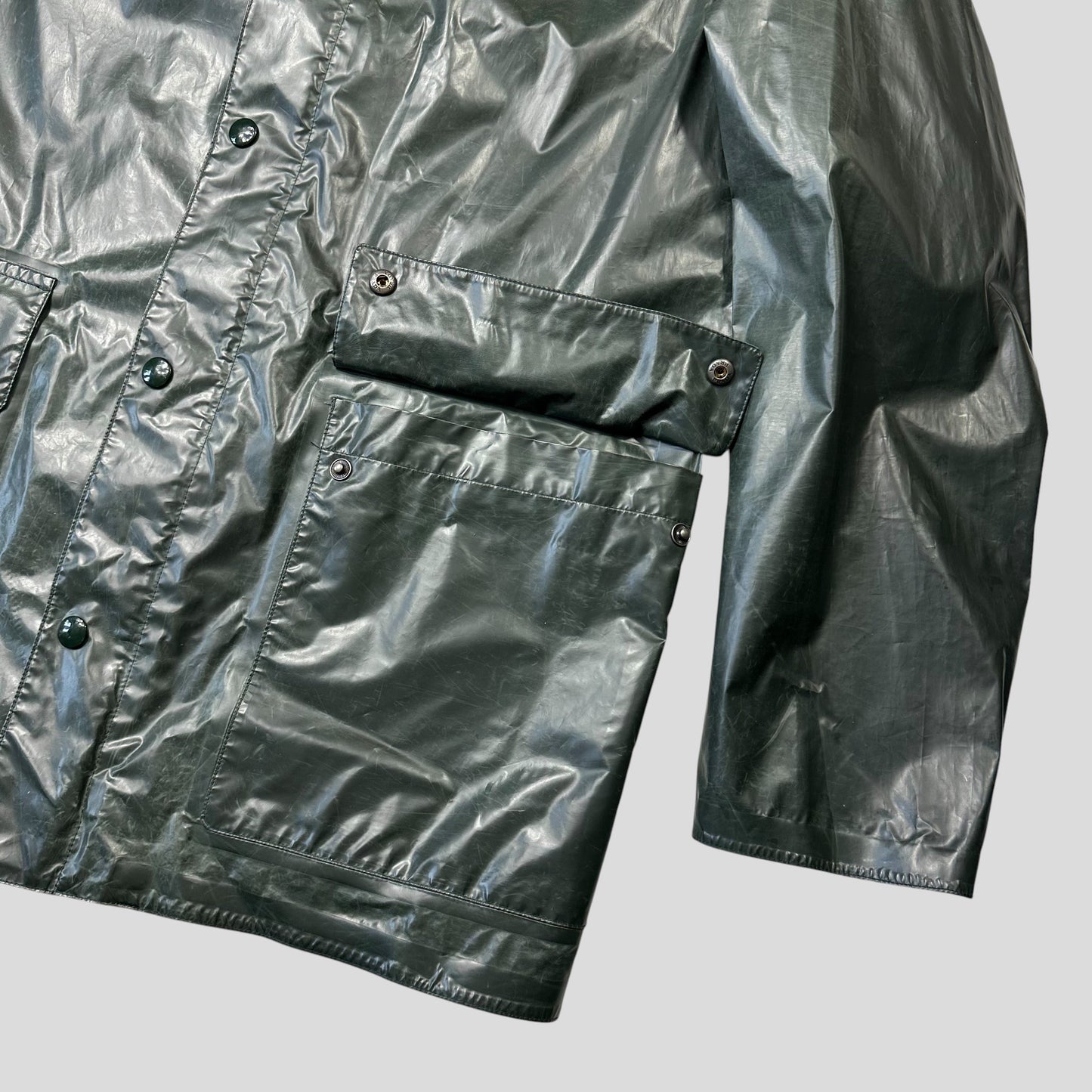 Prada Milano 2015 Taped Seam Toffee Wrapper Technical Jacket - IT50 | Default Title, Green