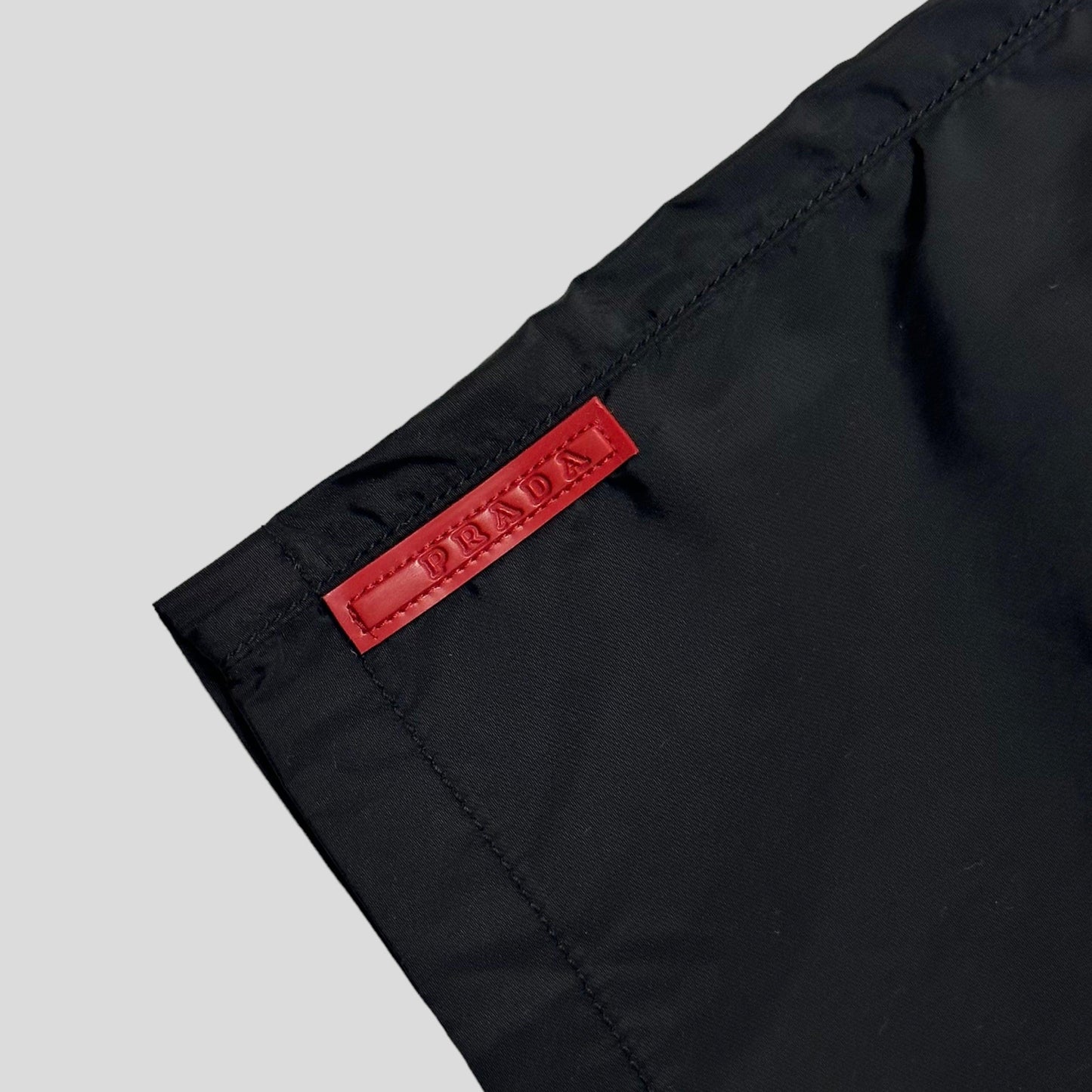 Prada Sport 00’s Nylon Red Tab Shorts DSWT - IT48 - Known Source