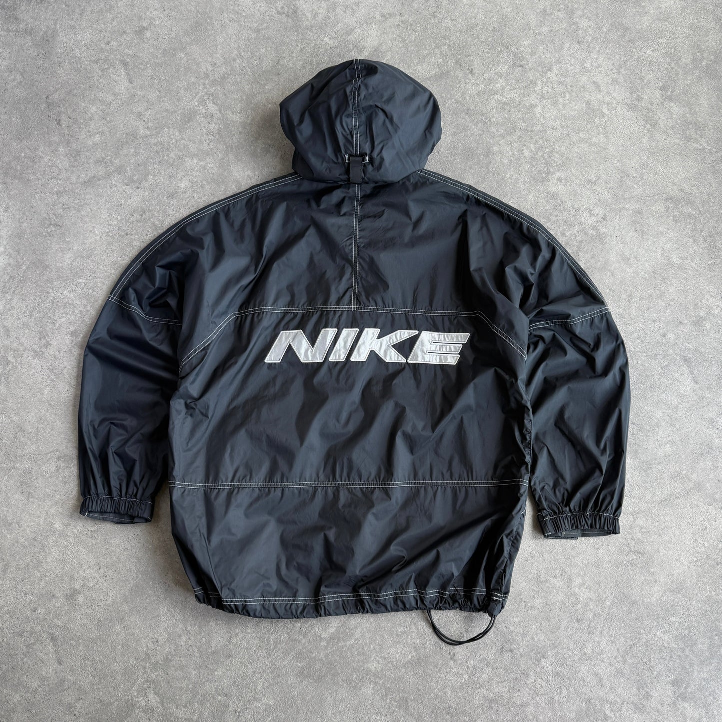Nike 1990s 1/2 zip lightweight technical shell jacket (M)
