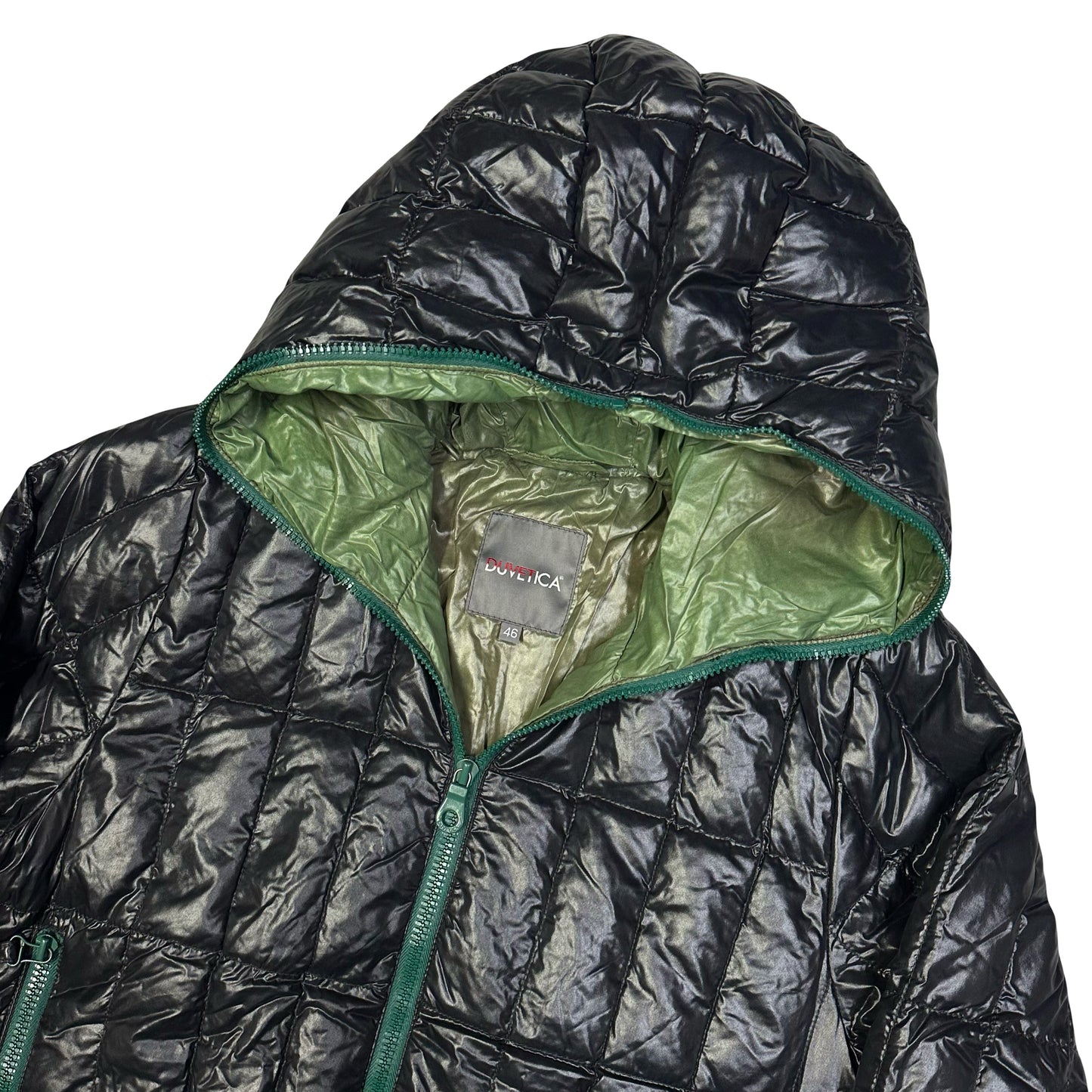 Duvetica Square Stitch Puffer Jacket In Black ( S )