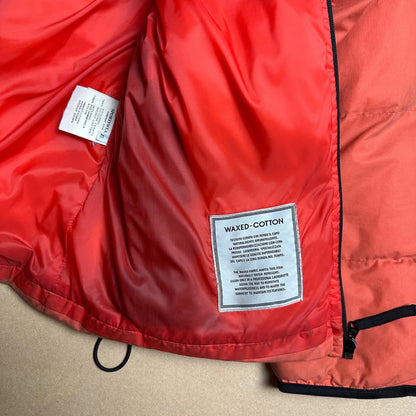 A/W 2000 Safety Orange Waxed Cotton Puffer