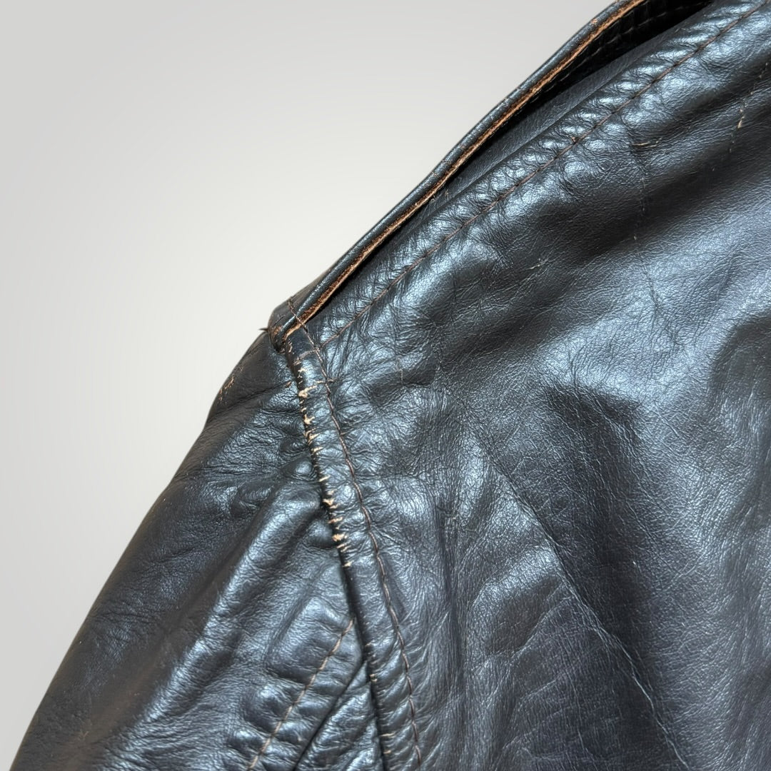 1970's Avirex Type A-2 Leather Pilot Jacket 40 | Default Title, Brown