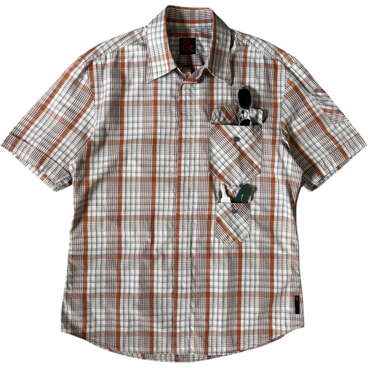 Dolce & Gabbana 00’s Multi Pocket Plaid Shirt M | Medium, Brown