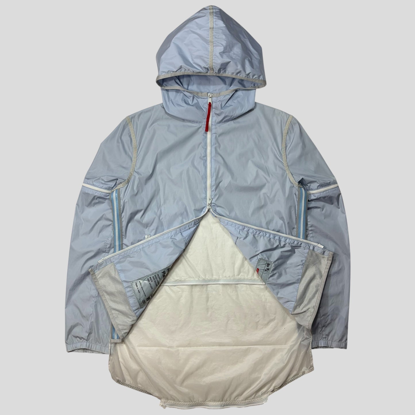 Prada Sport SS00 Modular Gel Seam Ice Blue Jacket - IT48 | Default Title, Multicoloured