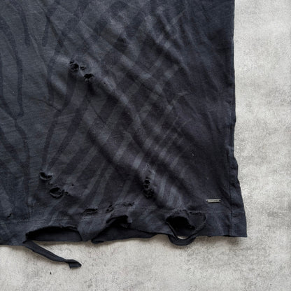 DIESEL DISTRESSED TOP | O/S, Red
