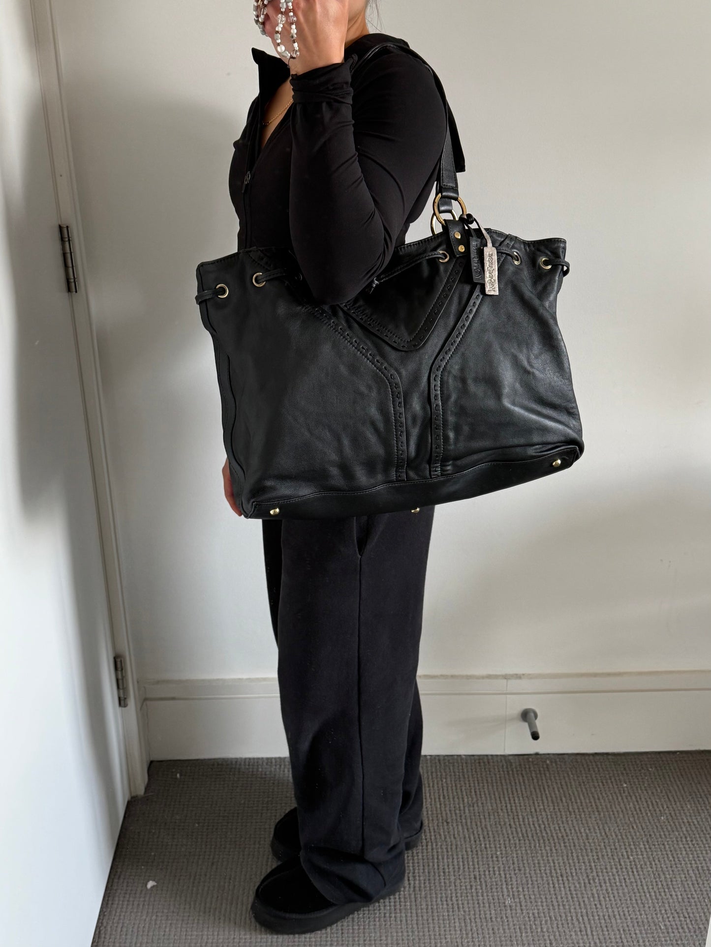Yves Saint Laurent Rive Gauche Leather Reversible Tote Bag | O/S, Multicoloured