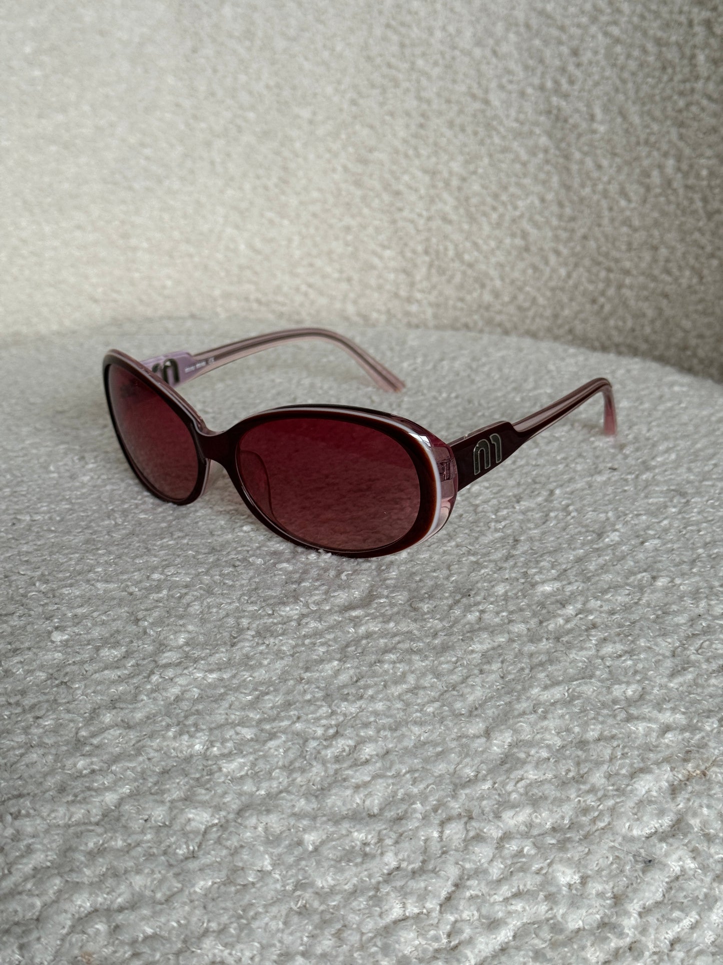 2000s Miu Miu ‘M’ Sunglasses | O/S, Red