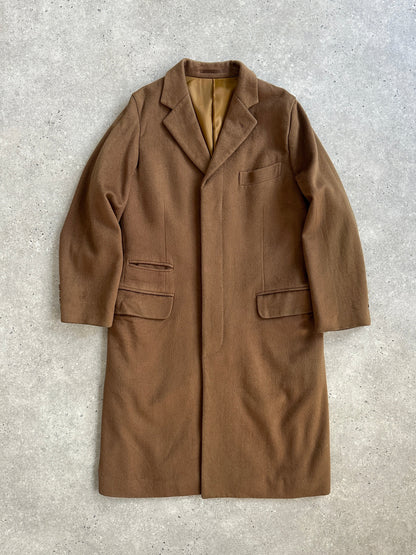 Vintage 1980s Italian Pure Cashmere Coat - S/M