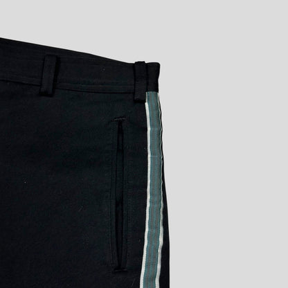 Yohji Yamamoto SS02 Y’s for Men Striped Seam Poly Trousers - 3 (M/L) | Default Title, Multicoloured