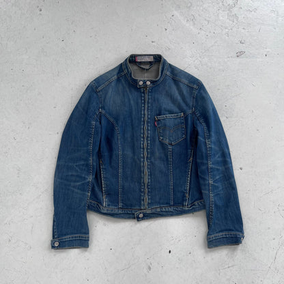 vintage levis engineered jacket | Blue, Red
