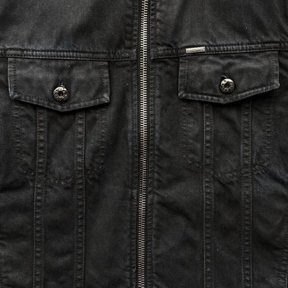 DIESEL FADED WAXED JACKET | O/S, Faded Black