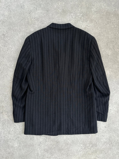 Gianni Versace Couture Stripe Single Breasted Blazer - 40R/L