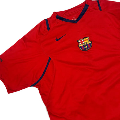 Nike Barcelona 2006/07 Training Shirt In Red ( M )