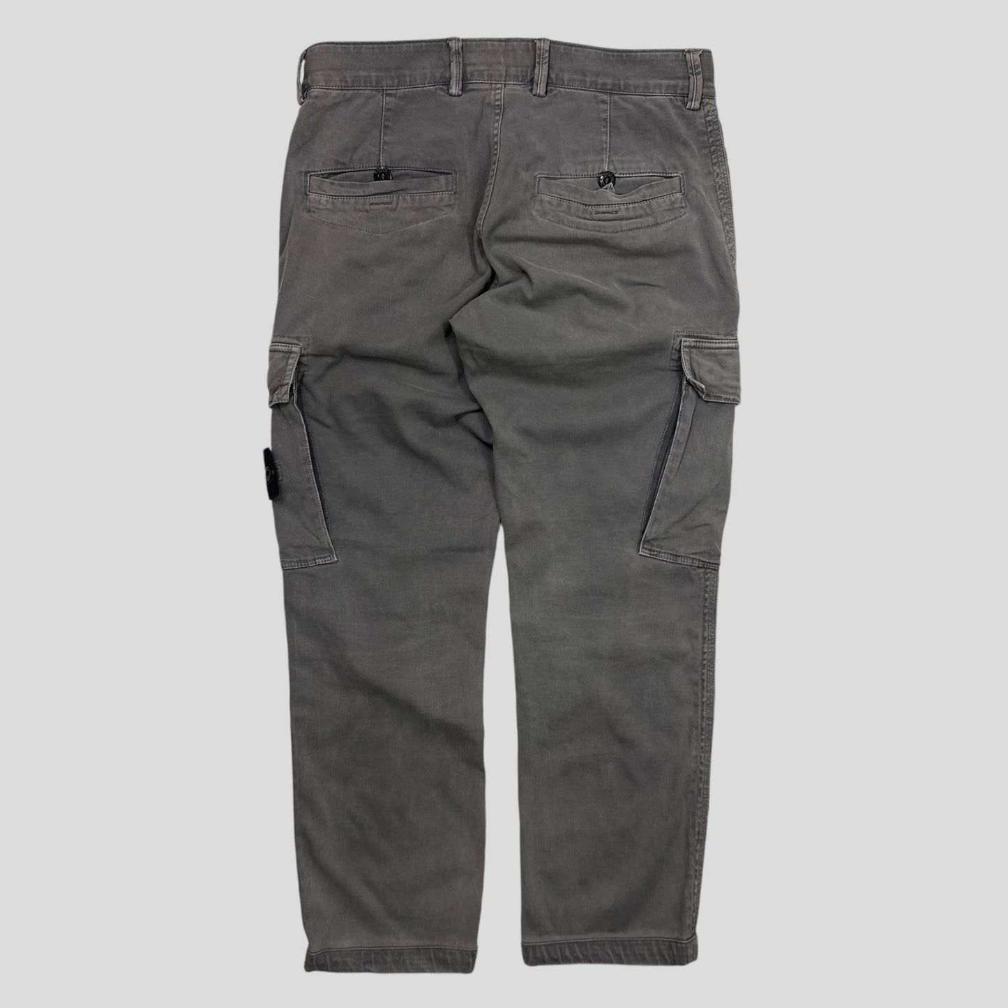 Stone Island SS14 Grey Combat Cargo Trousers - 28-30