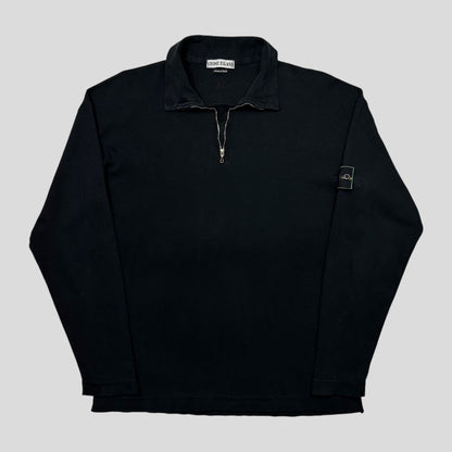 Stone Island 90’s Green Edge Cotton 1/4 Zip - L