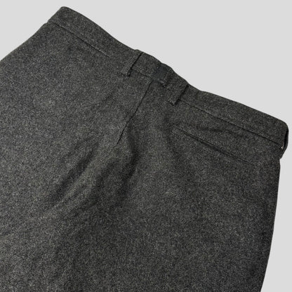 Prada Sport AW99 Heavy Wool Baggy Work Trousers - IT50 | Default Title, Grey
