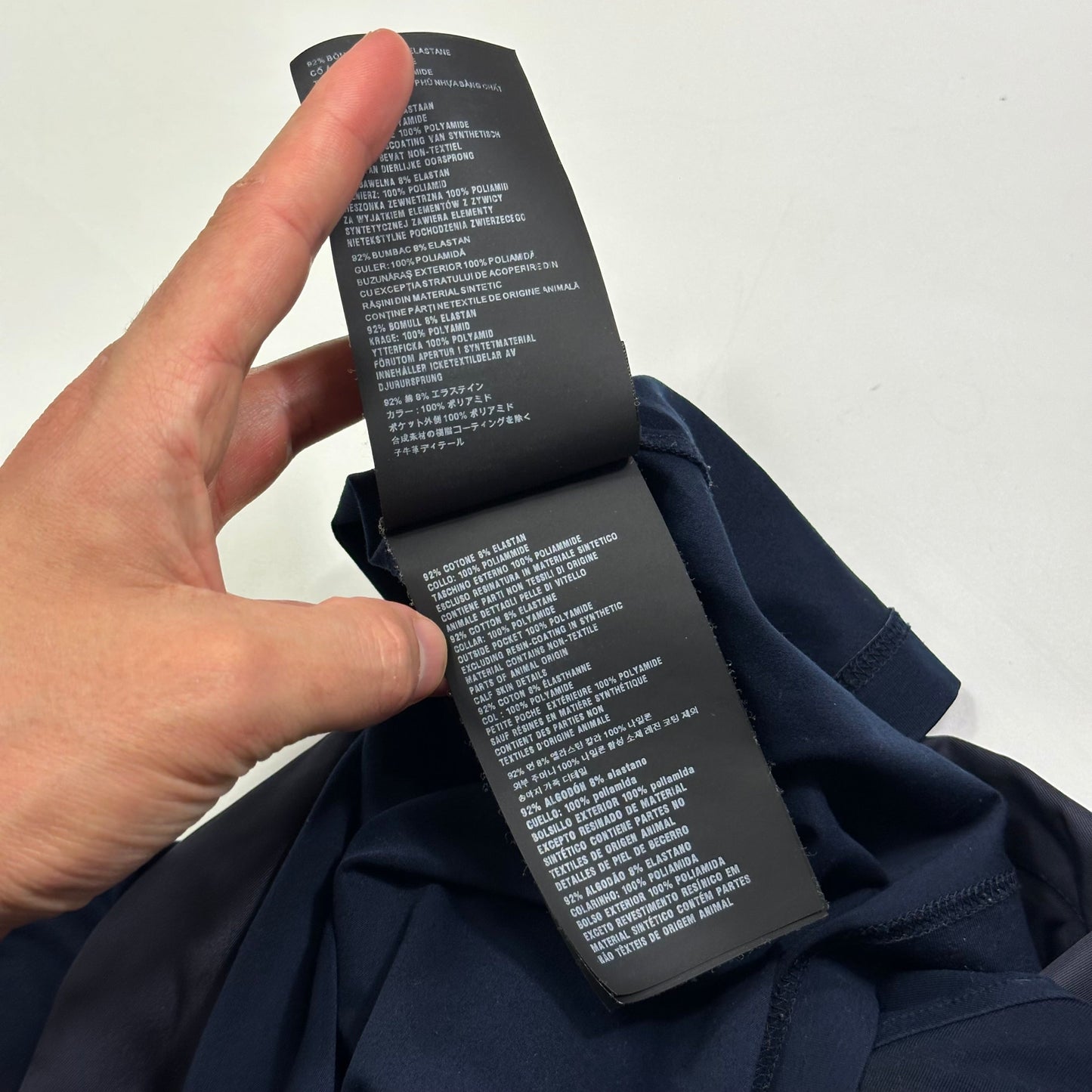 Prada 2019 Nylon Pocket Plaque Logo 1/4 Zip Shirt - M