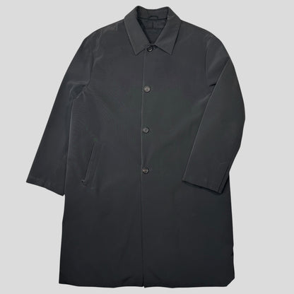 Prada AW00 Soft Touch Technical Polyester Grey Trench Coat - M/L | Default Title, Multicoloured