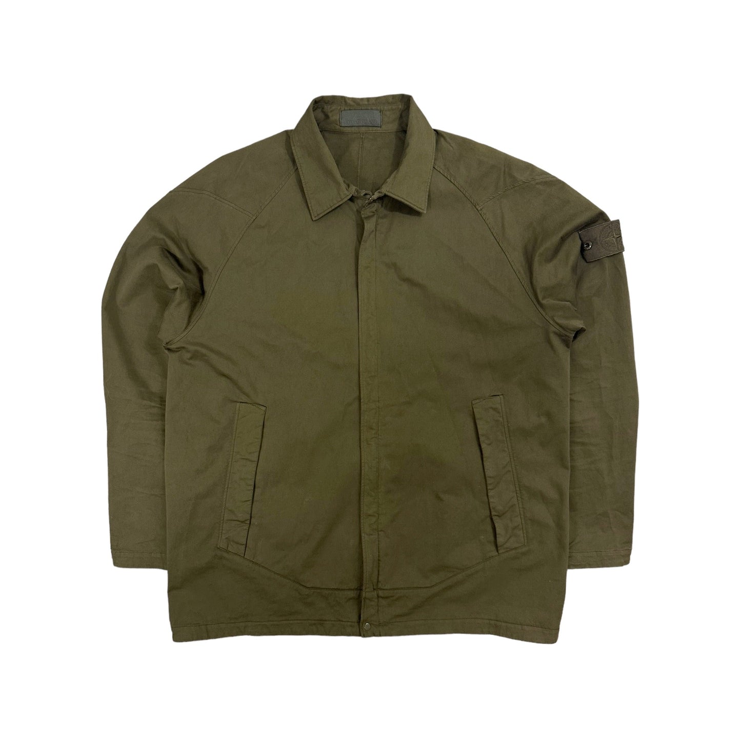 Stone Island Ghost Zip Up Overshirt