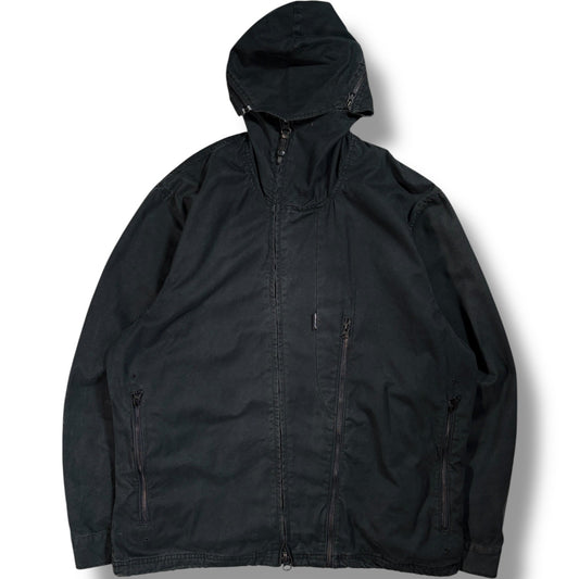 One True Saxon 00’s Aysymetrical Zipped Jacket XL | XL, Black