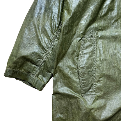 A/W 1988 Crocodile Green Dual Layer Ice Trench Coat