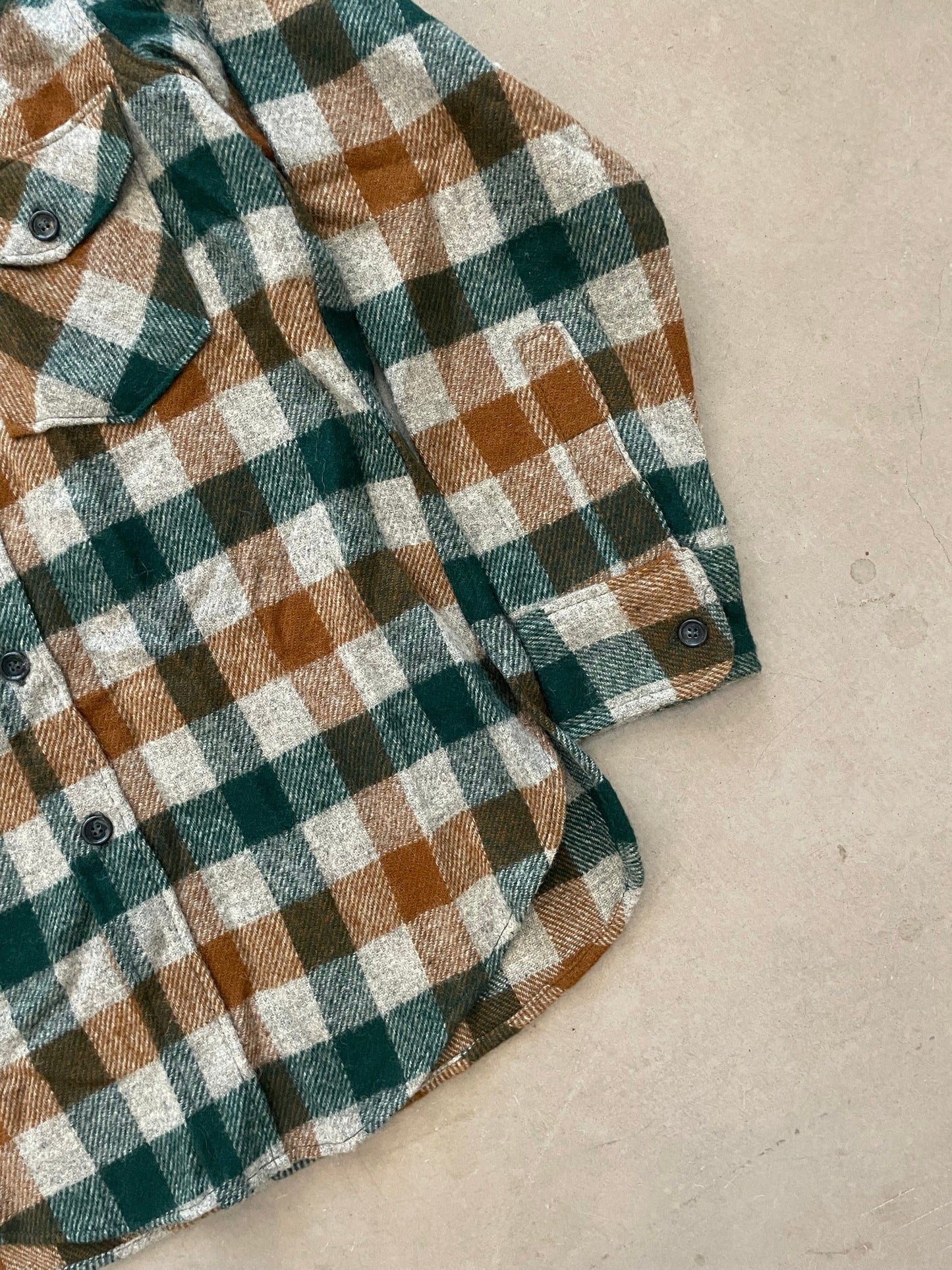 1980’s Woolrich Check Shirt - M | Medium, Red