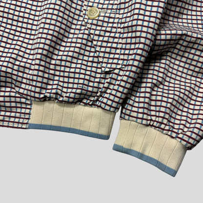 Prada SS08 Grid Checkered Multi Logo Bomber Jacket - IT52 (M/L)