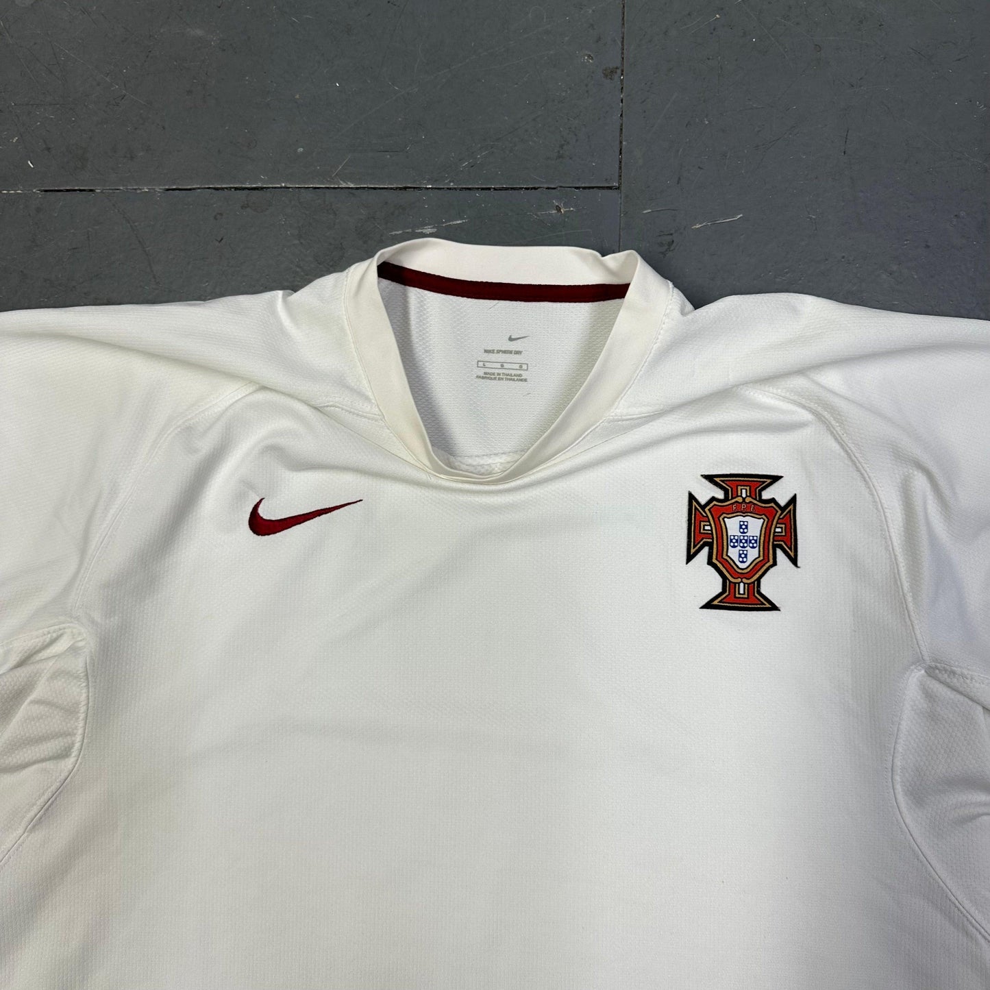 Nike Portugal 2006/08 Shirt In White ( L ) - Known Source