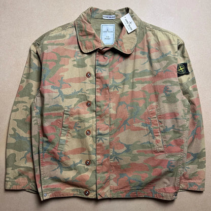 S/S 1990 Tiger Orange Ice Camouflage Jacket Bomber Jacket