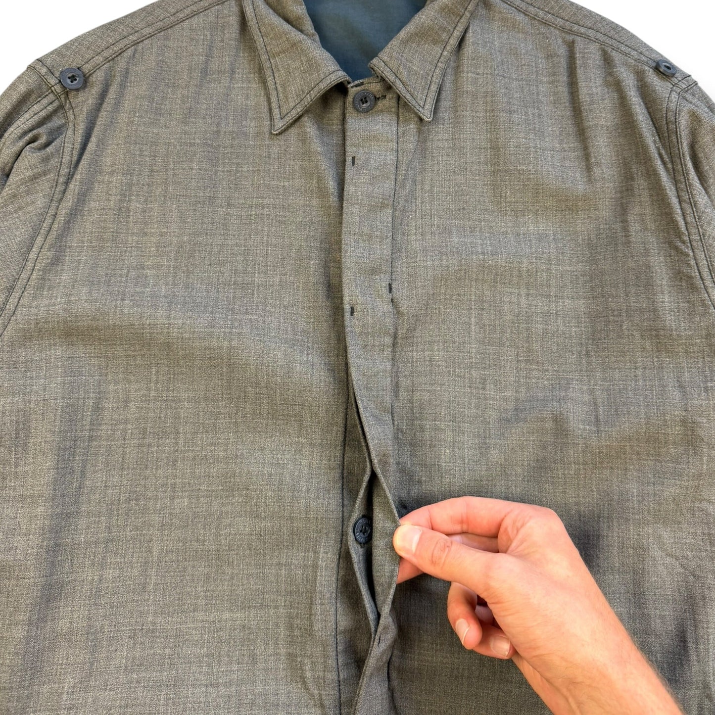 2000's Maharishi Loro Piana Buttoned Jacket (XL) | XL, Red