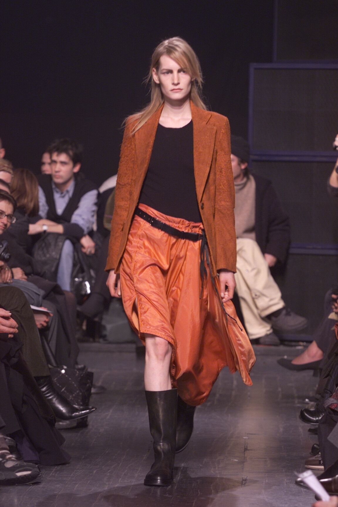 Ann Demeulemeester F/W 2000 parachute skirt