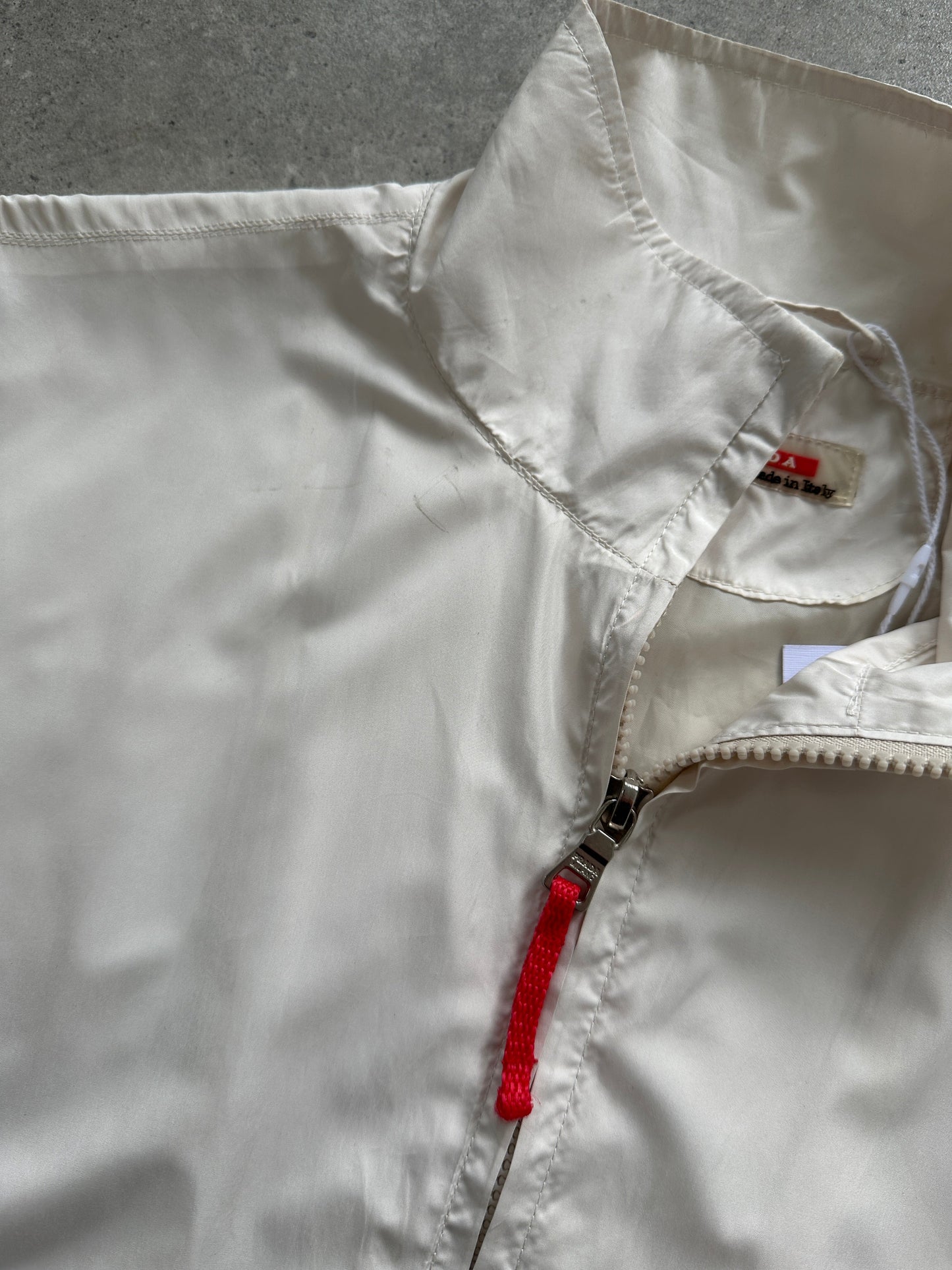 Prada Sleeveless Nylon Double Zip Vest Gilet Jacket - XL