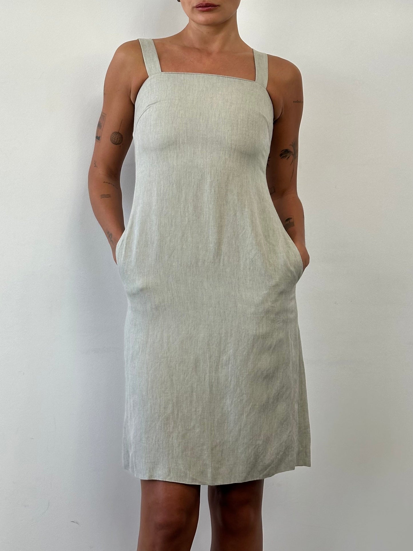 Marella Linen Midi Dress - XS/S