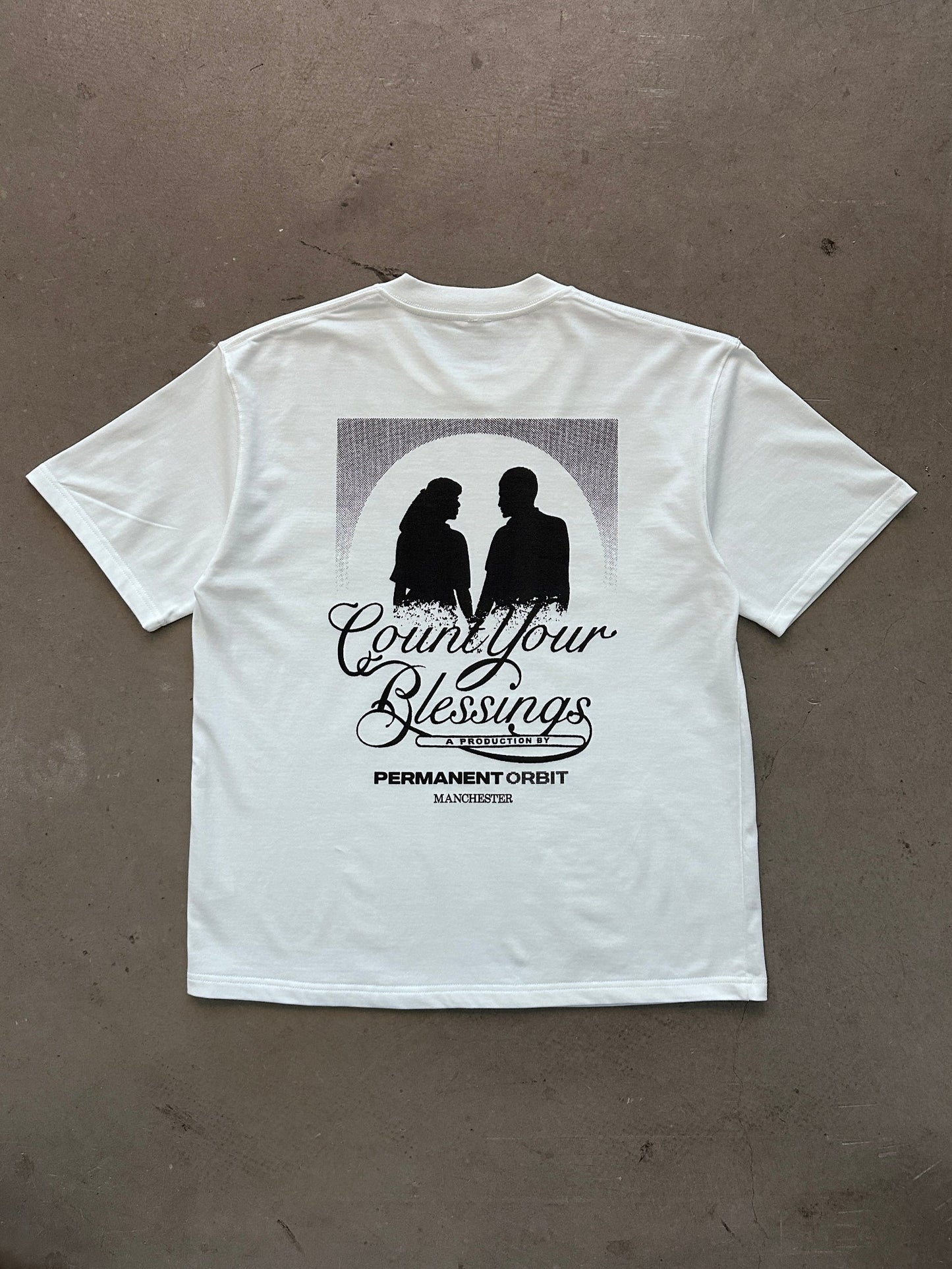 Permanent Orbit Count Your Blessings T-Shirt - White | Medium, White