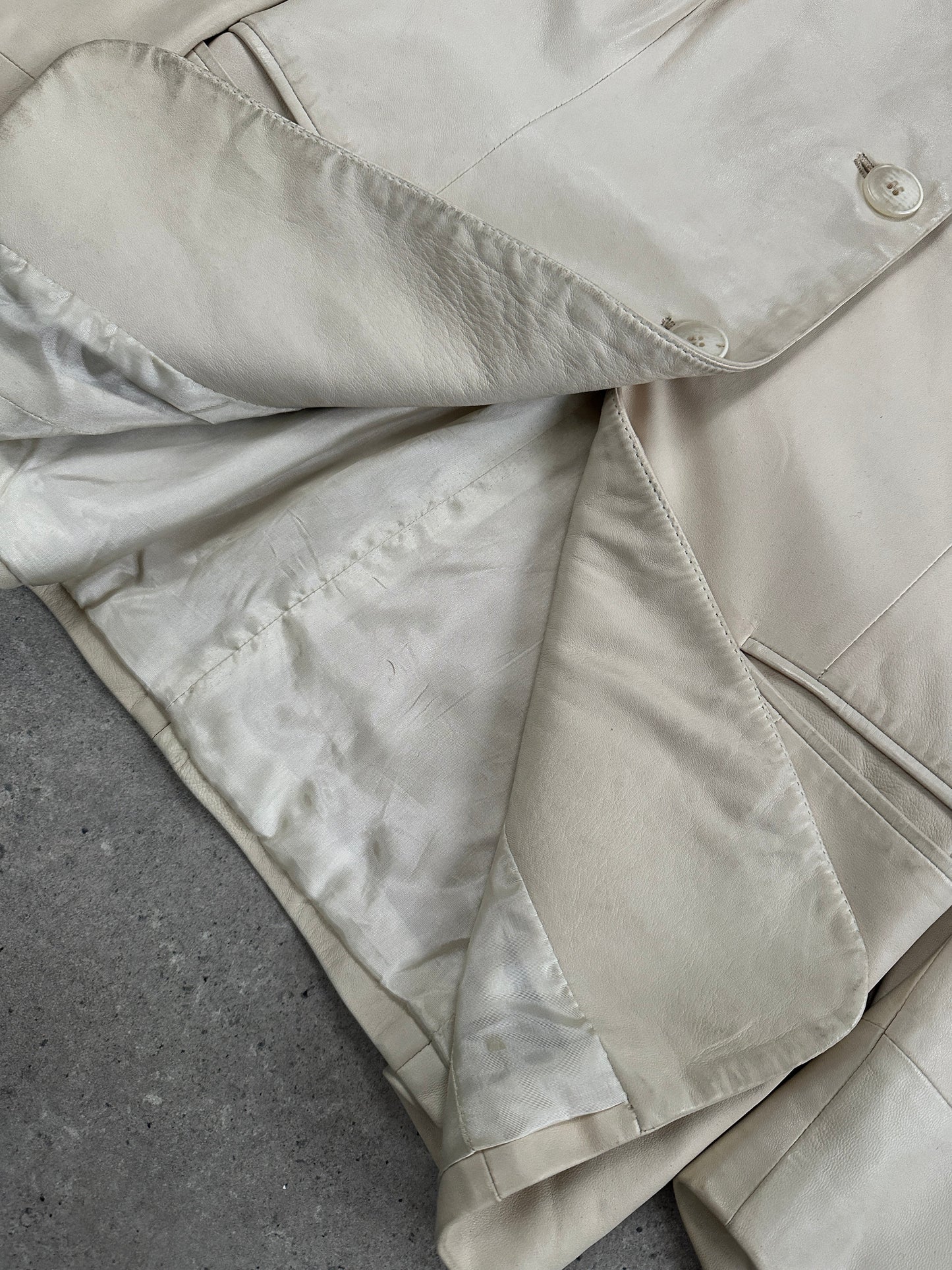 Gianni Versace 1990s Leather Jacket - S