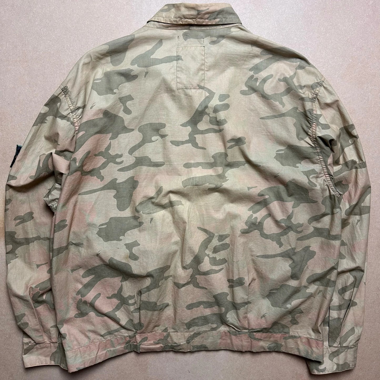 S/S 1989 Cotton Poplin Ice Camouflage Bomber Jacket