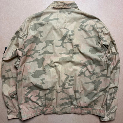 S/S 1989 Cotton Poplin Ice Camouflage Bomber Jacket