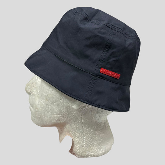 Prada Sport 00’s Navy Goretex Bucket Hat - S