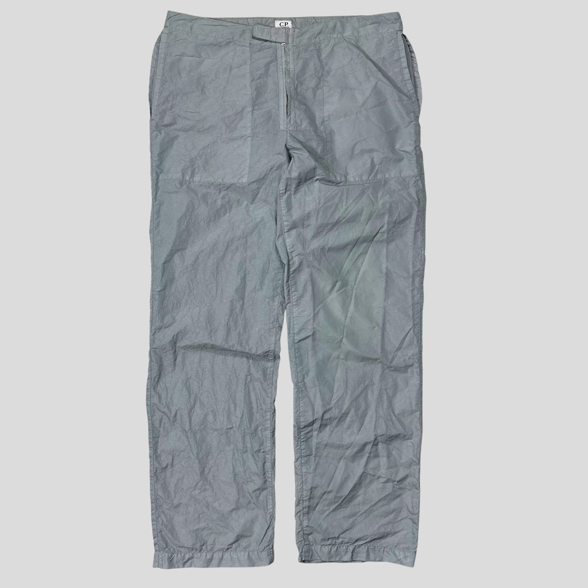 CP Company 2000 Ice Blue Millenium Nylon Technical Trousers - 34 | W34, Blue