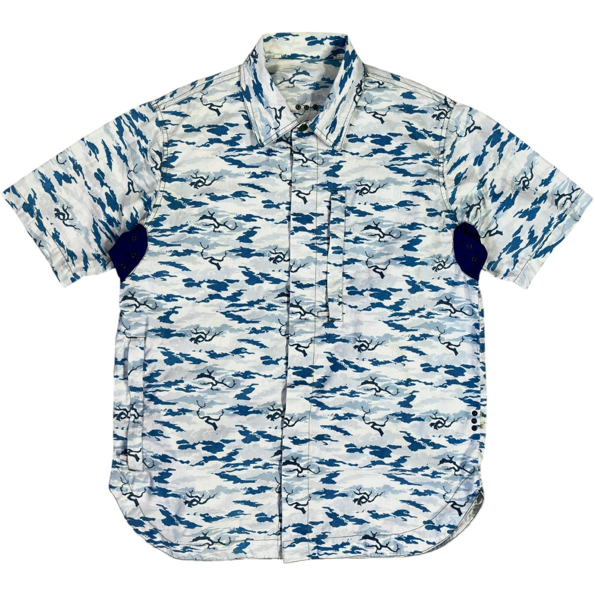 Maharishi 00’s Ventilated Camo Short Sleeve Shirt M | Medium, Multicoloured