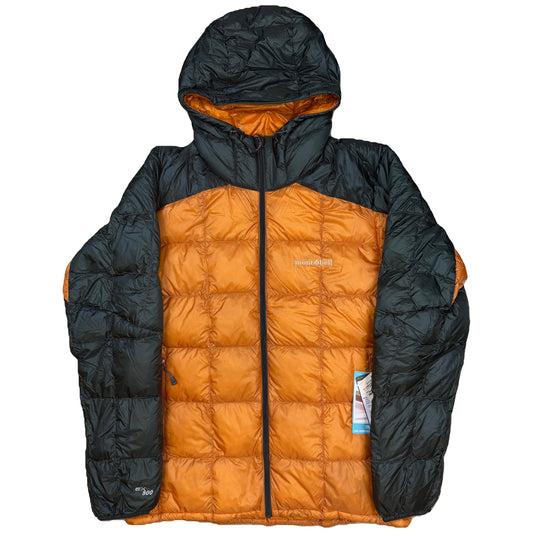 Montbell Superior Down Parka Puffer Jacket In Orange (L) | Large, Orange