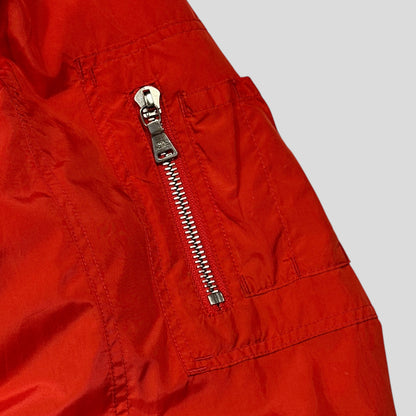 Neil Barrett Twin Zip Detailed Orange Windbreaker Jacket - L