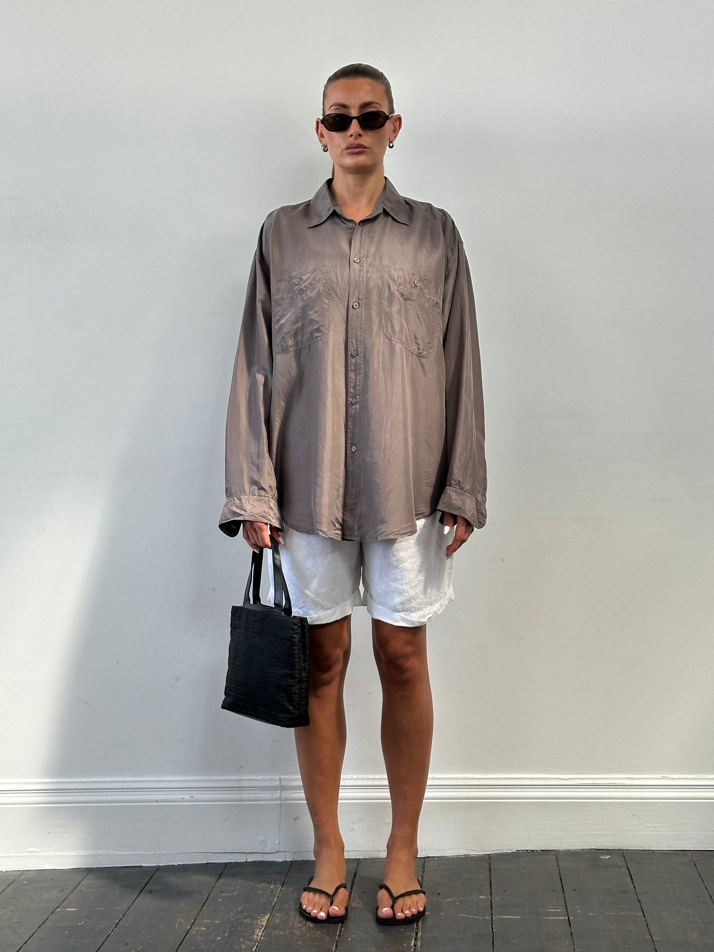 Vintage Pure Silk Shirt - XL